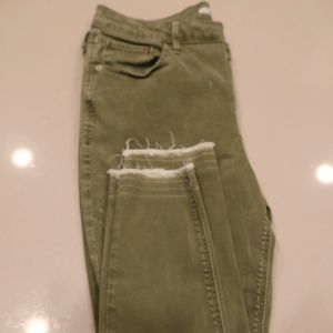 Olive Green Super Skinny Jeans!